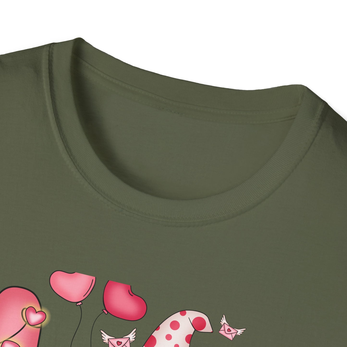 Charming Valentine's Gnome LOVE T-Shirt | Cute Hearts & Romantic Holiday Tee for Couples & Sweethearts