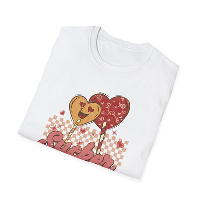 Sweet Sucker for You Retro Lollipop T-Shirt | Adorable Valentine's Day Love Tee Gift