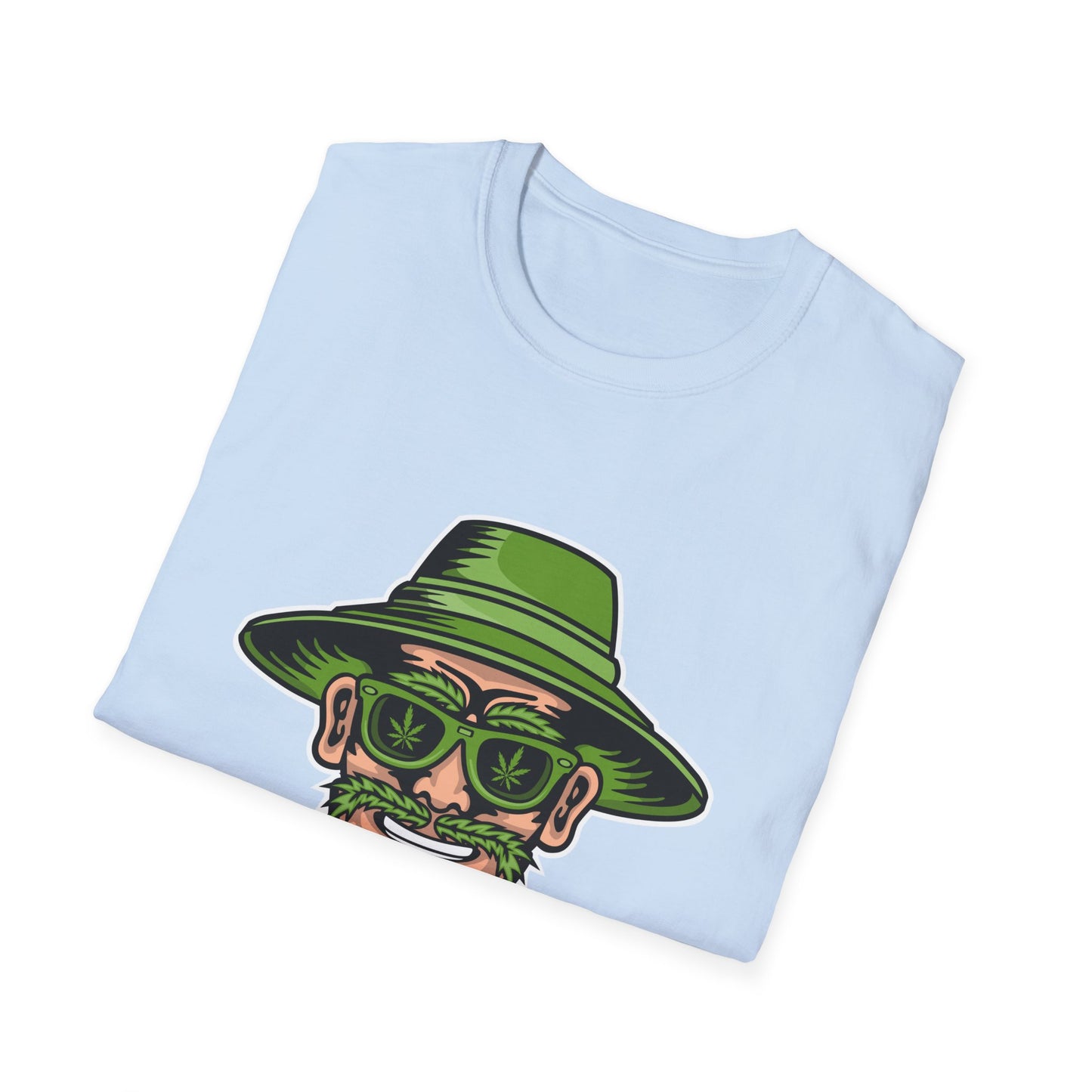 Groovy Cannabis Leaf Man T-Shirt | Ultimate Stoner Style 420 Tee | Unique Weed Enthusiast Gift, Must-Have!