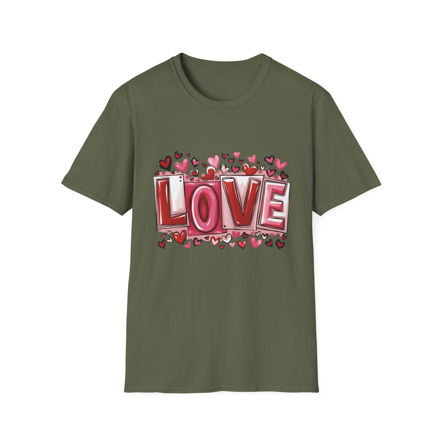 Charming LOVE Hearts T-Shirt | Perfect Valentine's Day & Anniversary Gift | Express Your Love Sweet Design Tee