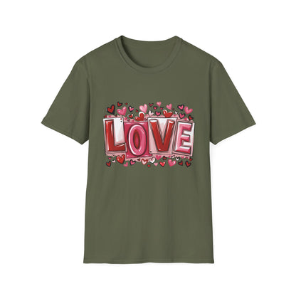 Charming LOVE Hearts T-Shirt | Perfect Valentine's Day & Anniversary Gift | Express Your Love Sweet Design Tee