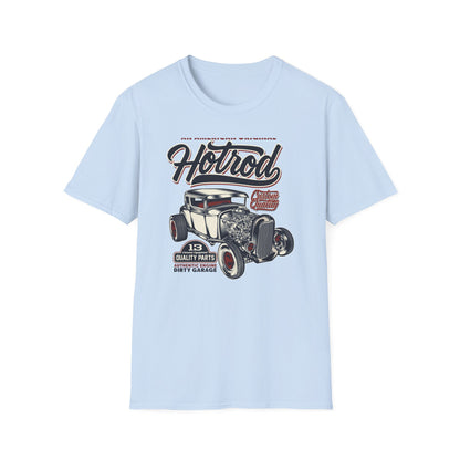 An American Original Hot Rod T-Shirt | Vintage Custom Car Enthusiast Tee with Genuine Quality Parts & Dirty Garage Style