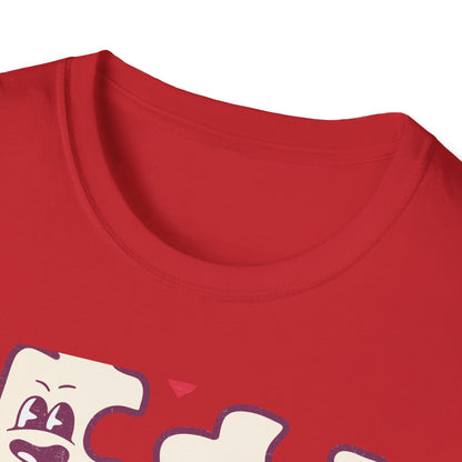 Romantic You Are My Missing Piece T-Shirt | Groovy Couple's Love Tee | Perfect Valentine's Day Soulmate Gift