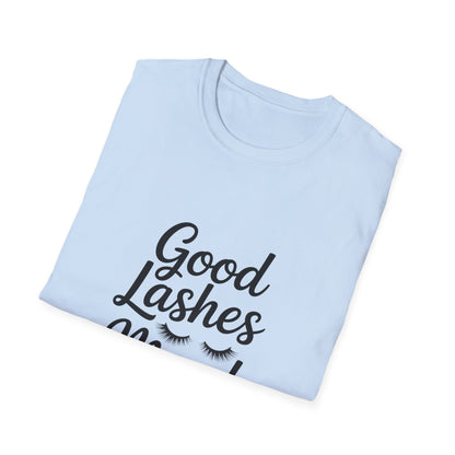 Good Lashes Mood T-Shirt - Fabulous Eyelash Beauty Tee for Makeup Lovers & Lash Artists | Chic Women's Comfy Top