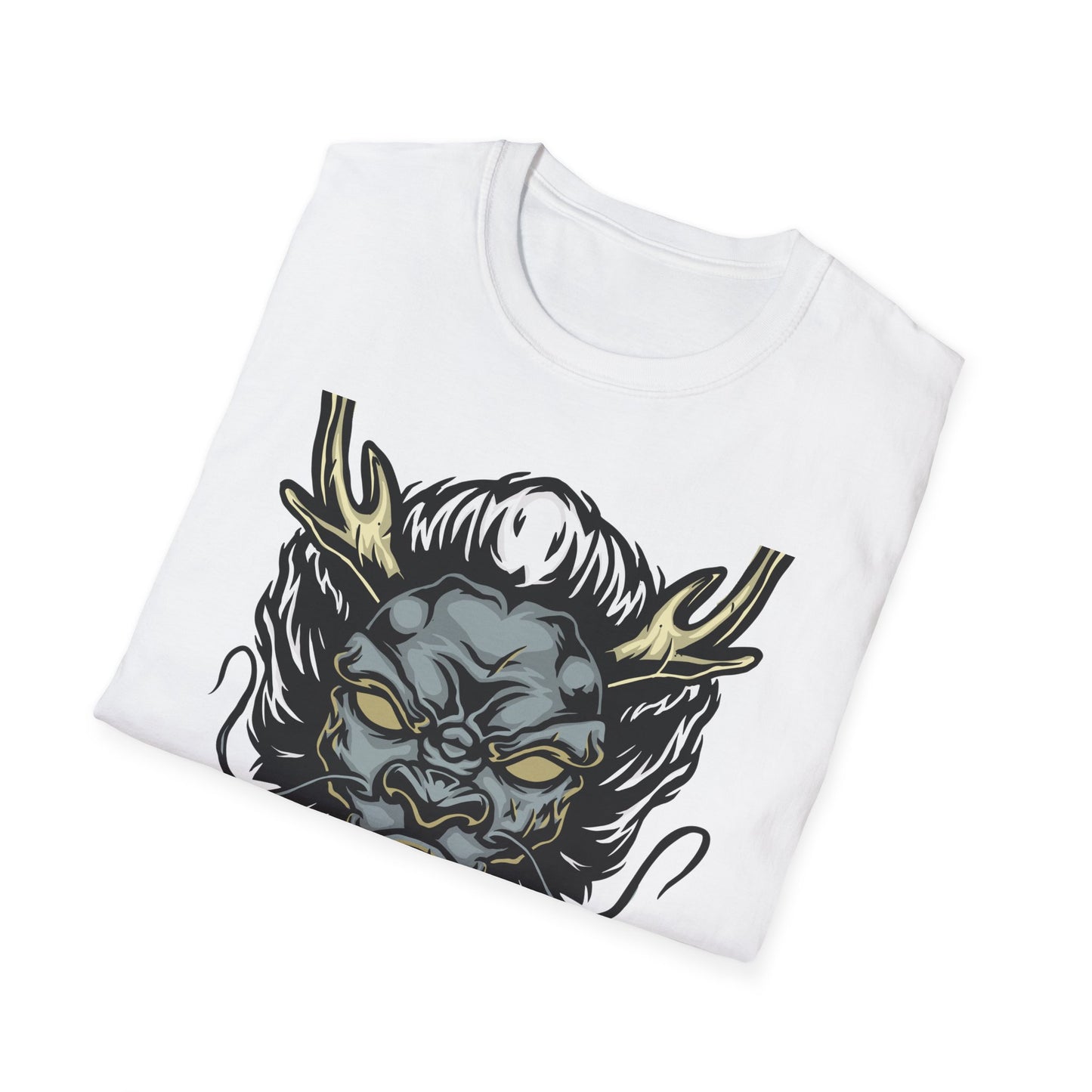 Powerful Japanese Dragon Head T-Shirt - Epic Mythical Beast Graphic Tee for Bold Style & Fantasy Fans