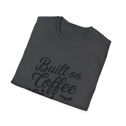 But First, Coffee & Lashes T-Shirt | Chic Morning Routine Tee for Her | Glam Caffeine Lover Top