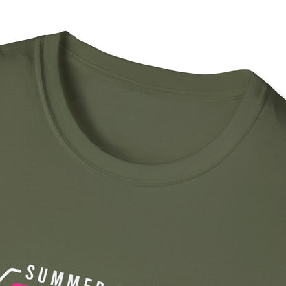 Vibrant Retro Sunset Surfer T-Shirt | Ultimate Beach Paradise Vacation Tee for Summer Lovers