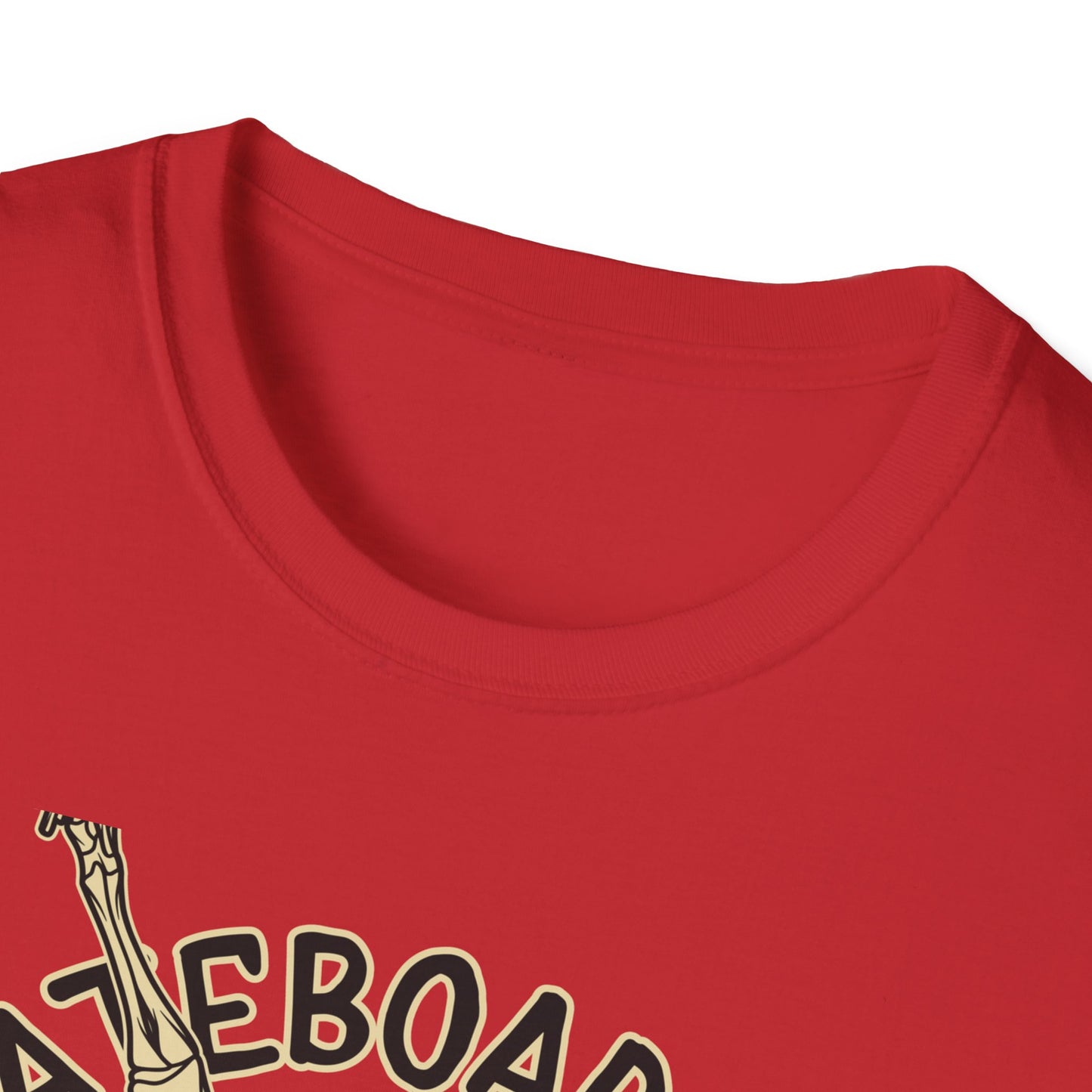 Cool Vintage Skeleton Skater T-Shirt | Live Fast Die Young Retro Skateboarding Graphic Tee for Extreme Fans