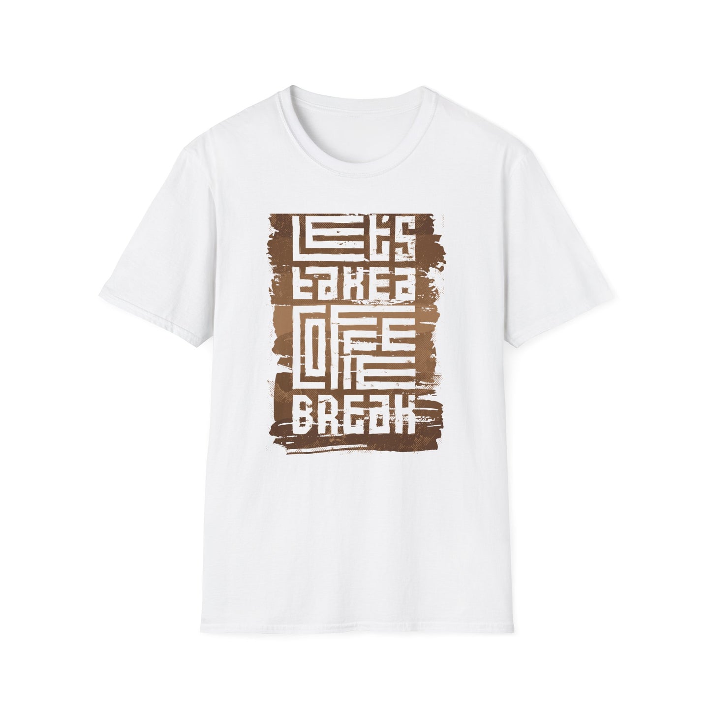 Unique Let's Take a Coffee Break T-Shirt | Stylish Distressed Coffee Lover Tee | Essential Daily Brew Relax Shirt
