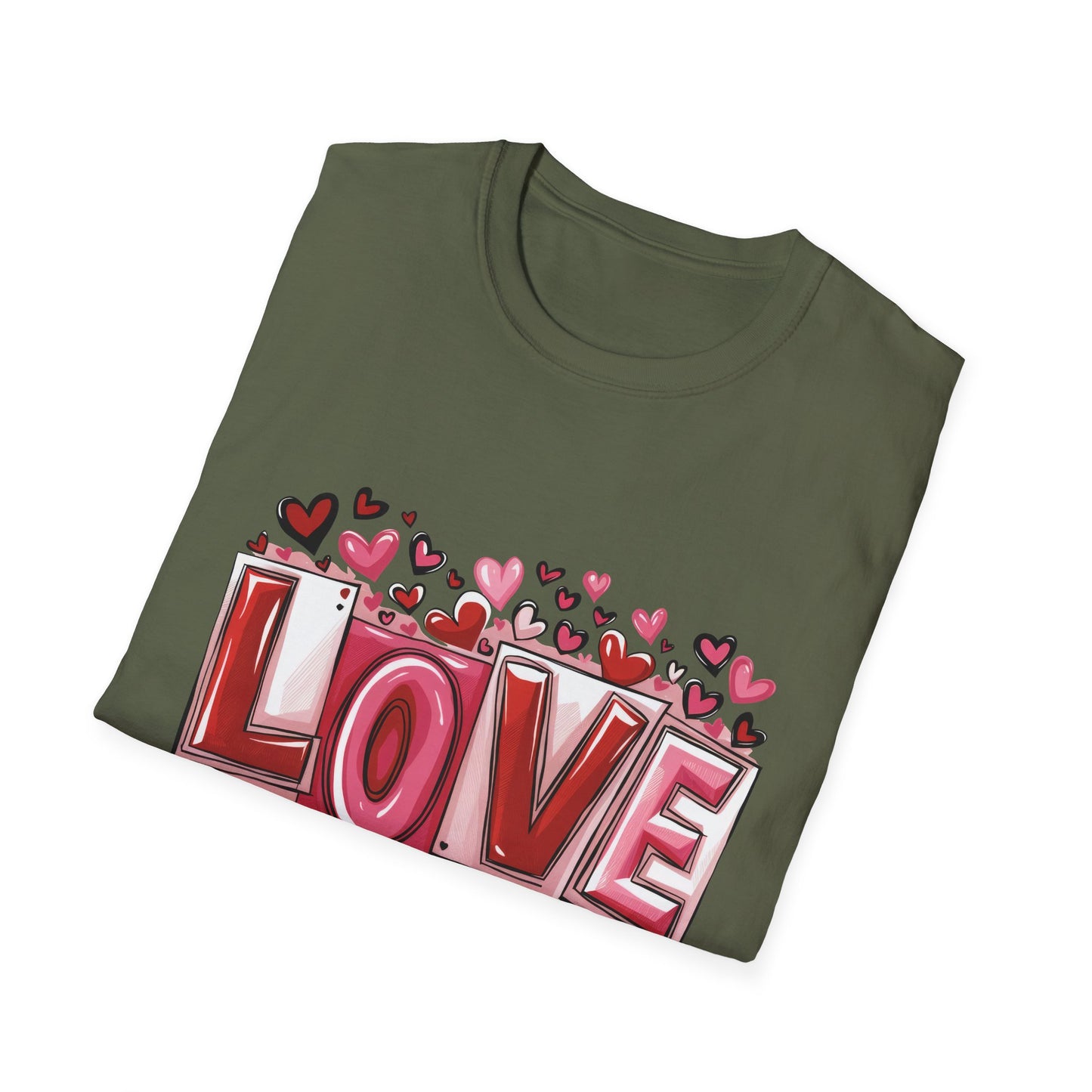 Charming LOVE Hearts T-Shirt | Perfect Valentine's Day & Anniversary Gift | Express Your Love Sweet Design Tee