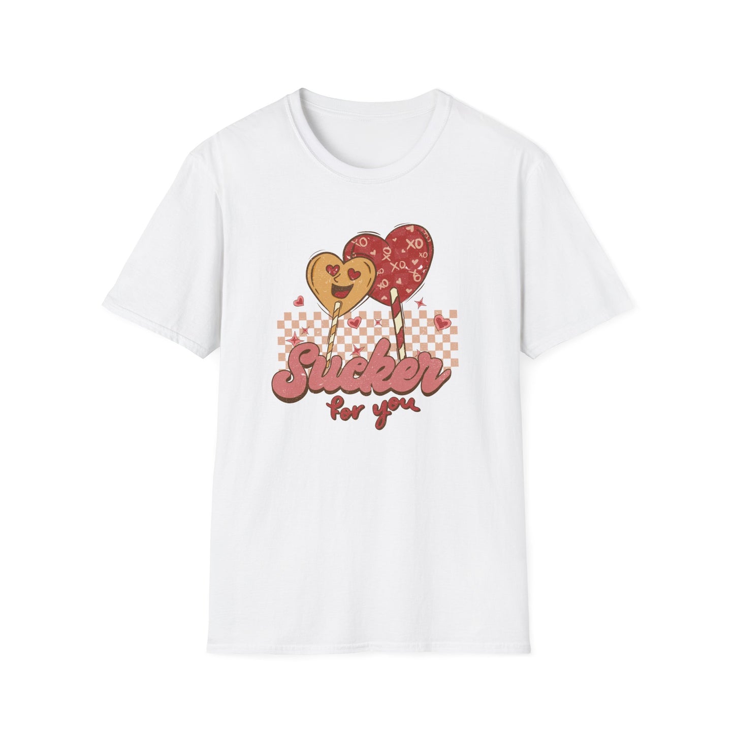 Sweet Sucker for You Retro Lollipop T-Shirt | Adorable Valentine's Day Love Tee Gift