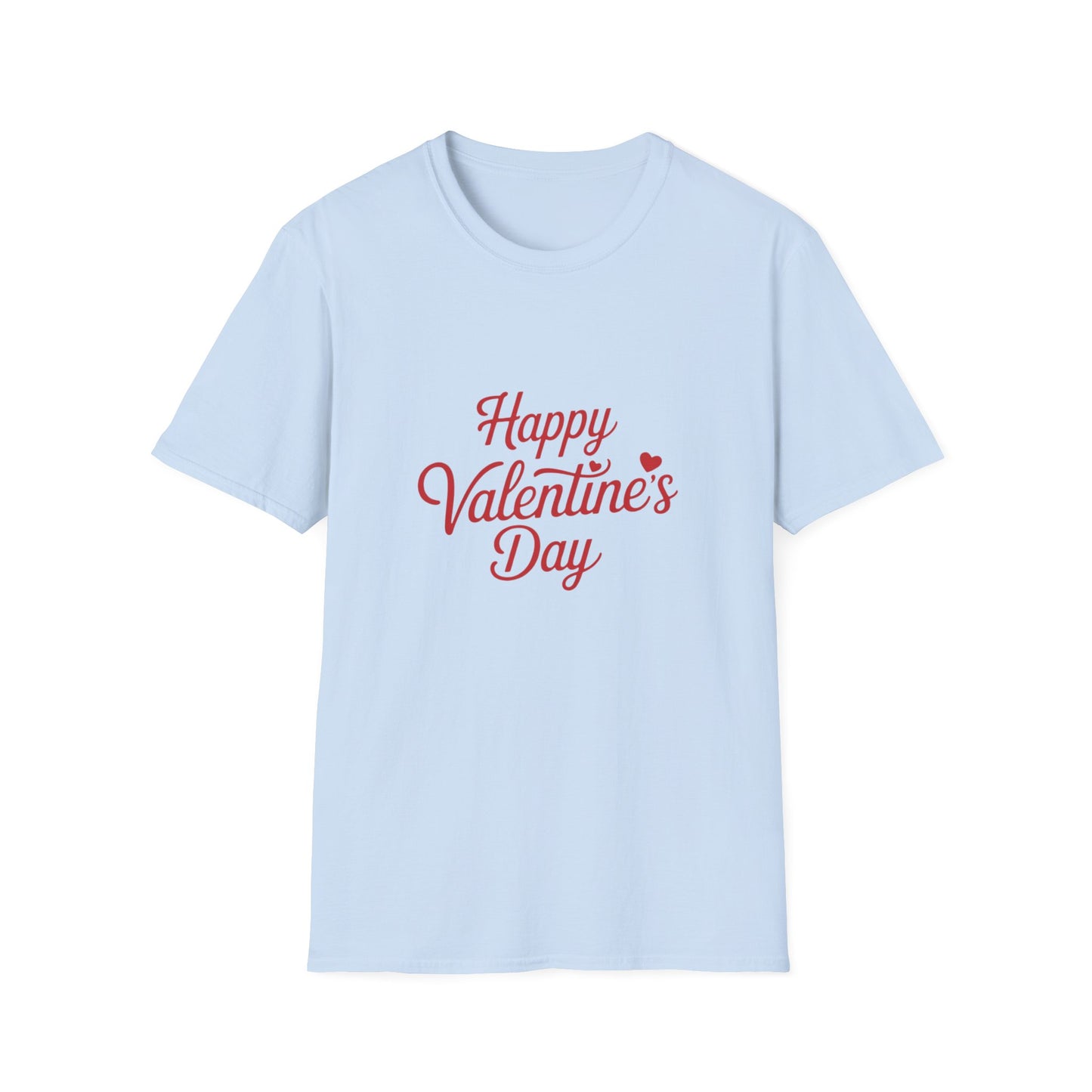 Sweet Happy Valentine's Day T-Shirt | Romantic Red Script Love Heart Tee | Perfect Gift for Couples & Loved Ones