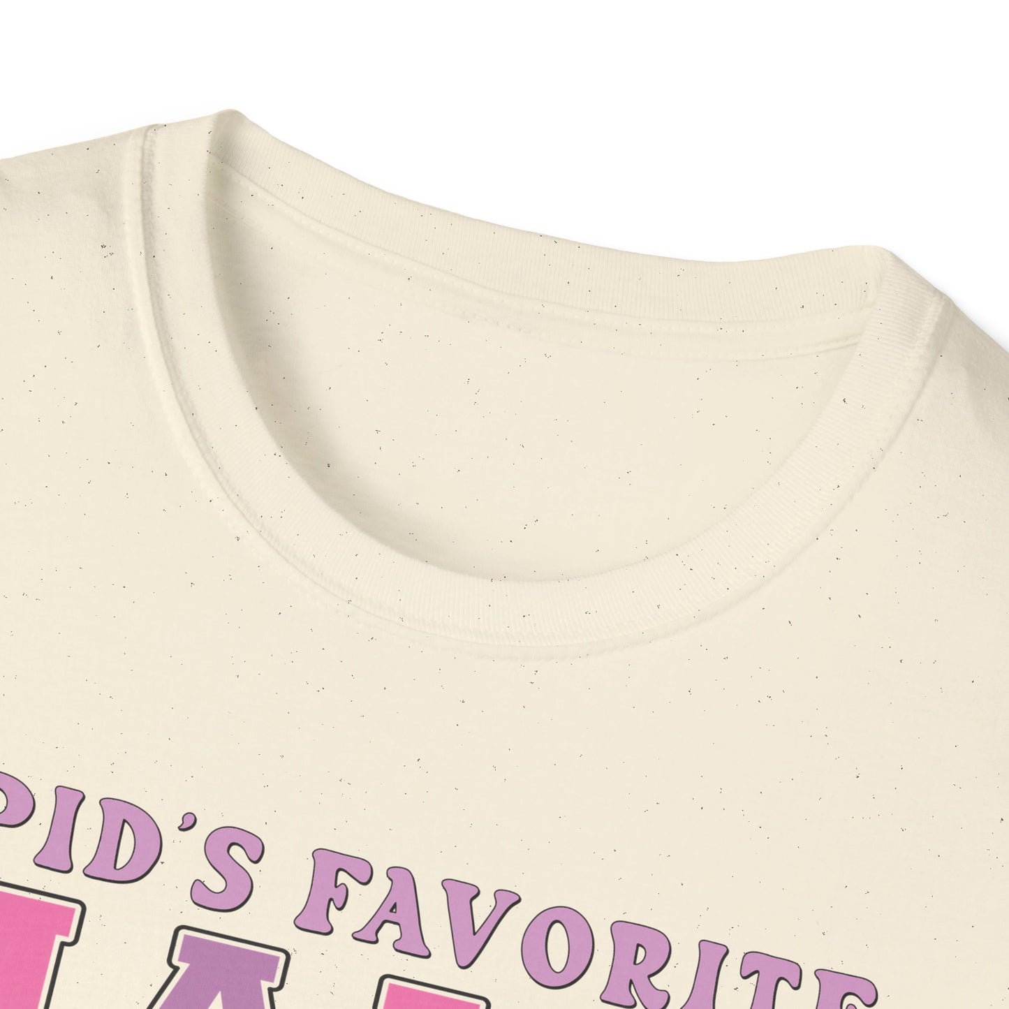 Cupid's Favorite Mama T-Shirt | Unique Valentine's & Mother's Day Gift for Her | Cute Pink Bow Graphic Tee