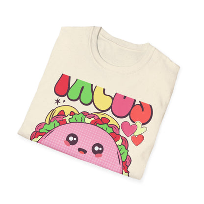 Adorable "Tacos Are My Valentine" T-Shirt | Cute Kawaii Taco Lover Tee | Funny Foodie Valentine's Day Gift for Her | Trendy & Unique