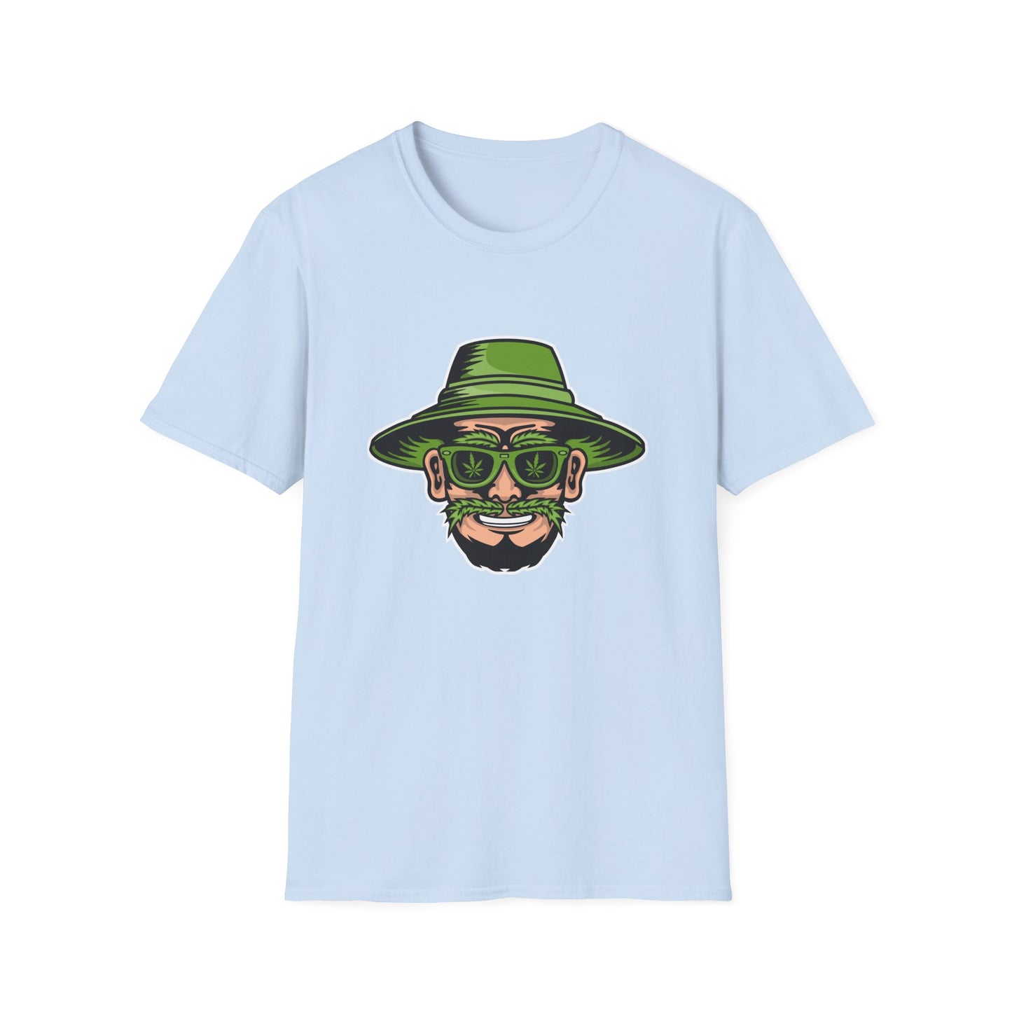 Groovy Cannabis Leaf Man T-Shirt | Ultimate Stoner Style 420 Tee | Unique Weed Enthusiast Gift, Must-Have!