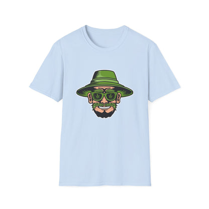 Groovy Cannabis Leaf Man T-Shirt | Ultimate Stoner Style 420 Tee | Unique Weed Enthusiast Gift, Must-Have!