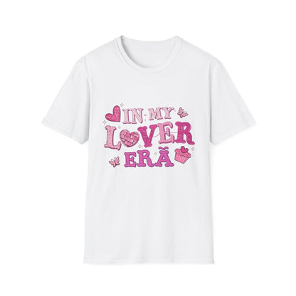 Dazzling In My Lover Era T-Shirt | Trendy Valentine's Day Pink Sparkle Tee for Women, Romantic Girlfriend Gift, Cute Love Core Top