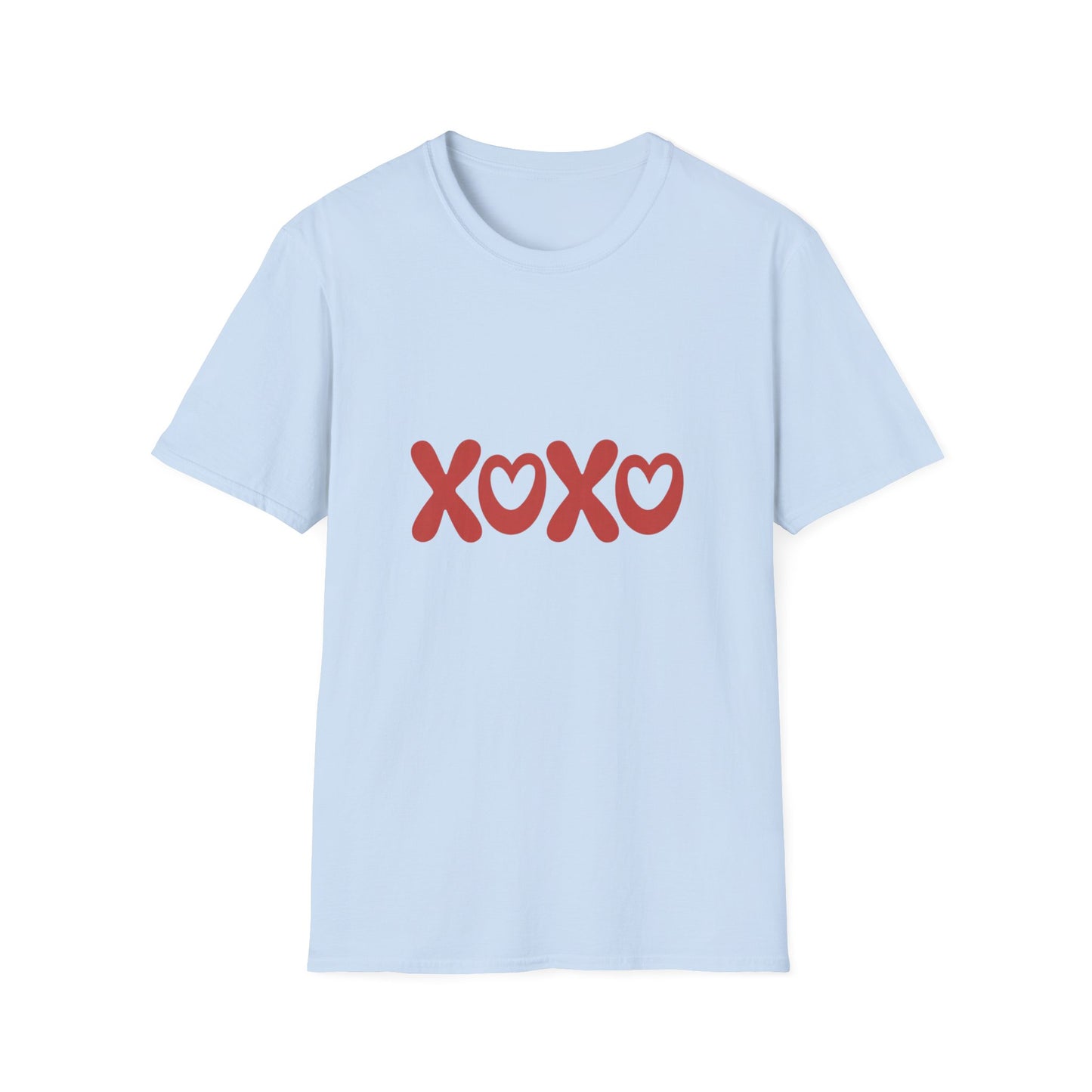 Sweet XOXO Heart T-Shirt | Trendy Hugs & Kisses Love Graphic Tee for Valentine's Day & Beyond