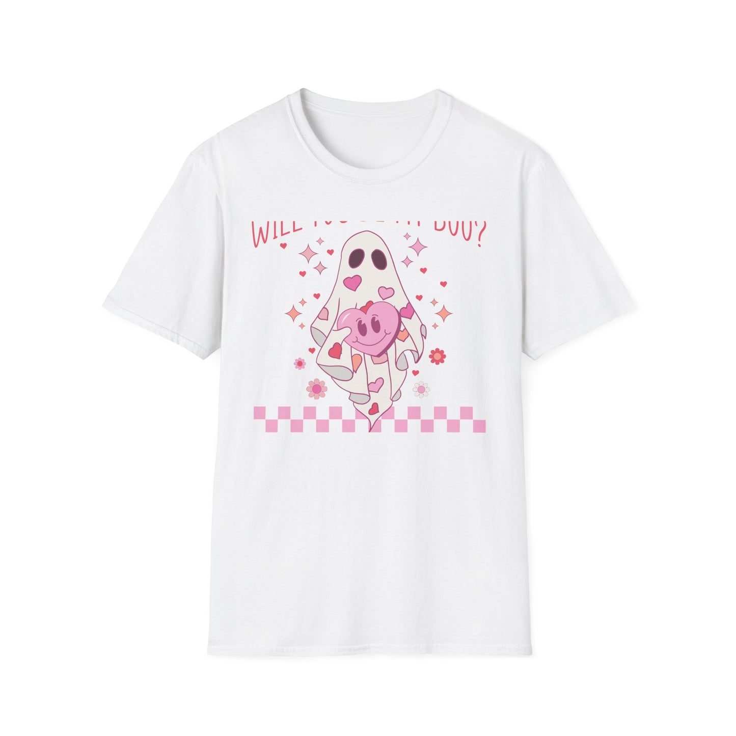 Spooky-Cute 'Will You Be My Boo?' Ghost T-Shirt | Adorable Valentine's Day & Romantic Partner Gift
