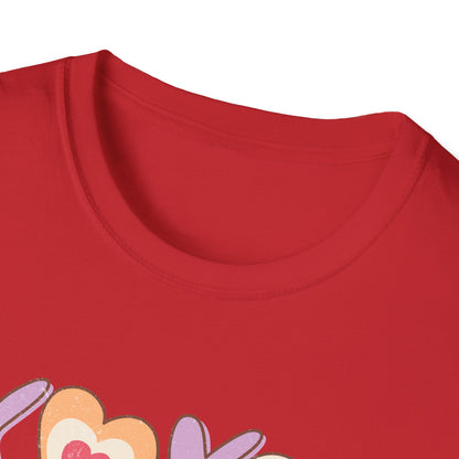 Sweet XOXO Kisses & Donuts T-Shirt | Adorable Retro Valentine's Love Tee Gift
