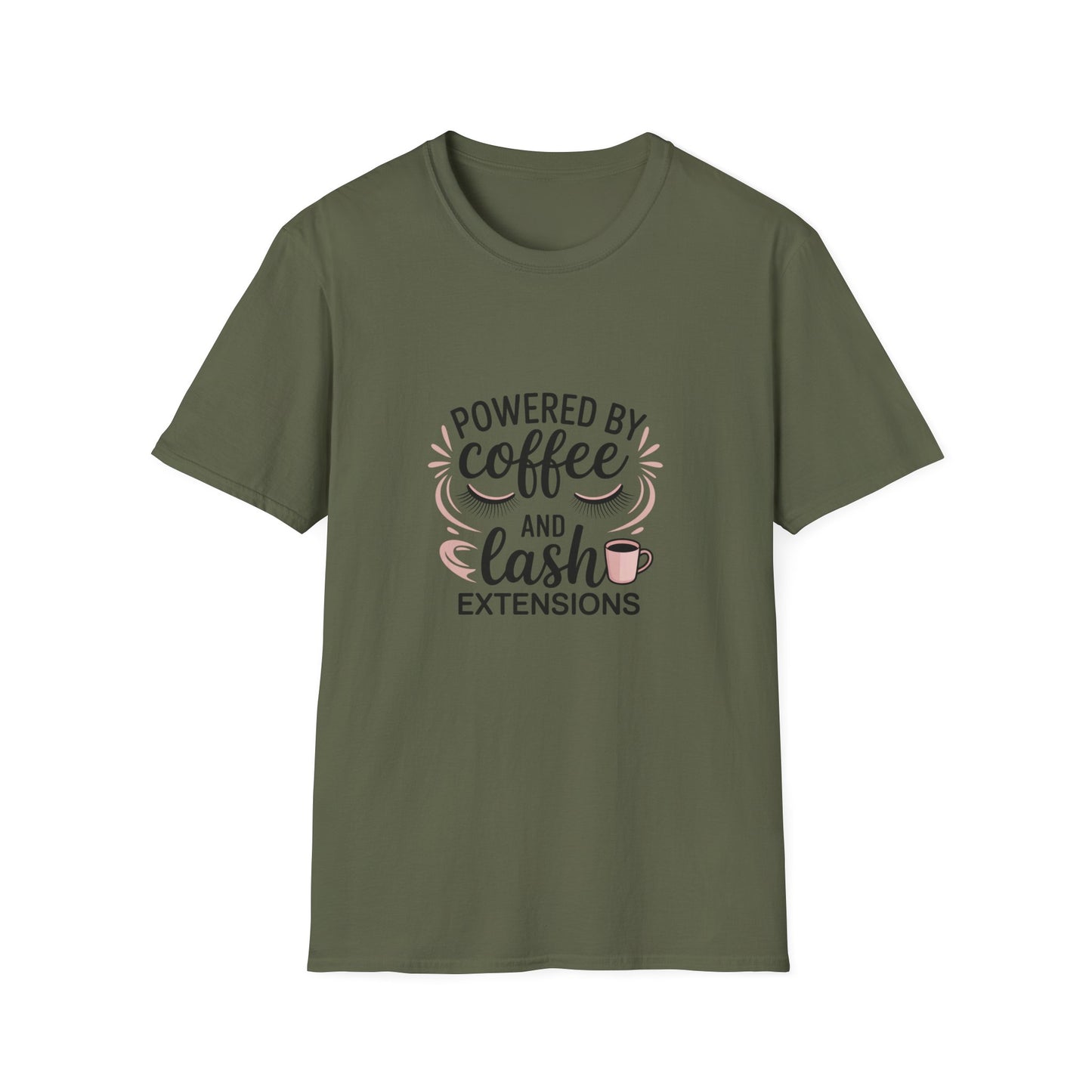 Coffee & Lash Extensions T-Shirt - Chic Beauty Lover Tee for Women | Cozy Lash Artist Gift | Trendy Eyelash Enthusiast Top