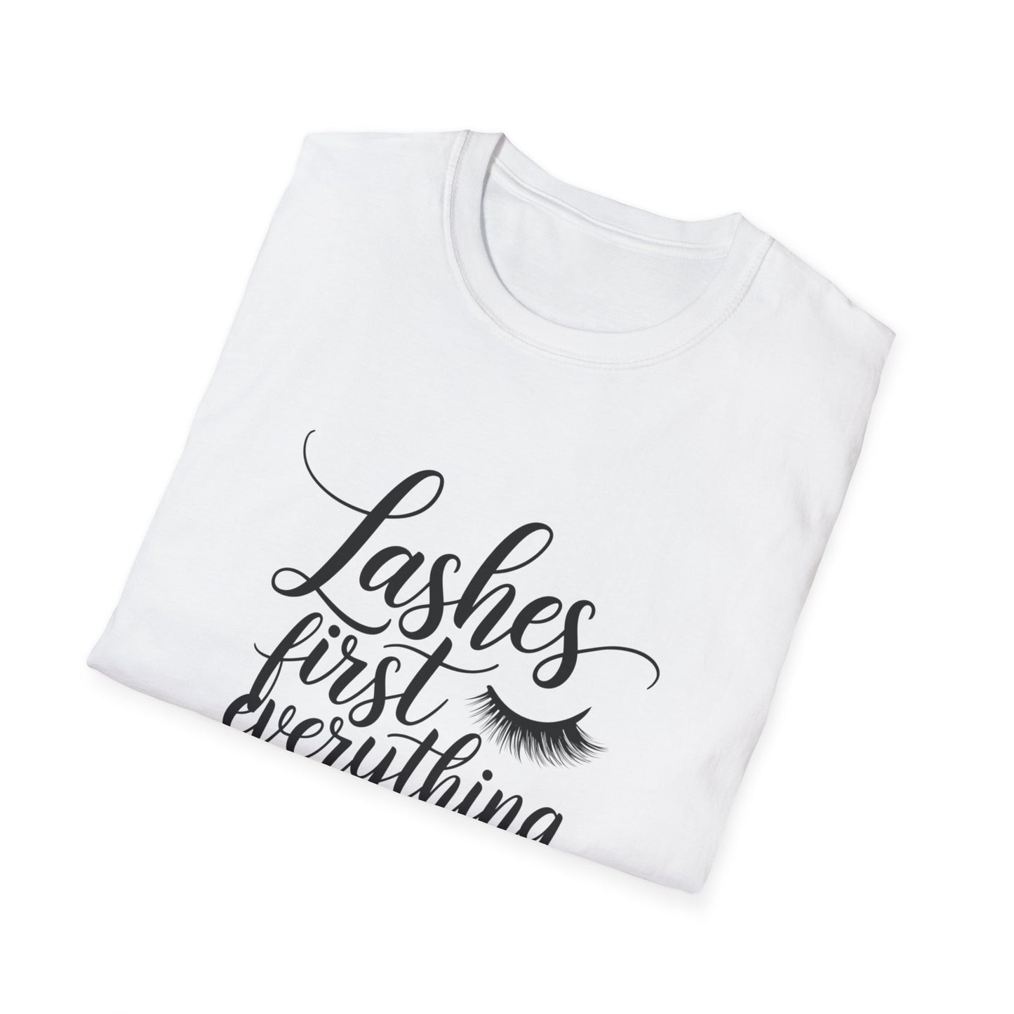 Fabulous Lashes First T-Shirt | Chic Beauty Lover Tee | Makeup Artist Gift | Trendy Lash Tech Apparel Must-Have