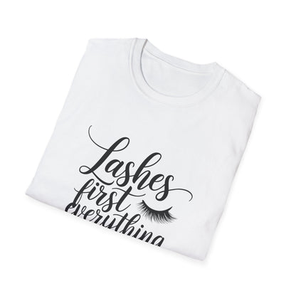 Fabulous Lashes First T-Shirt | Chic Beauty Lover Tee | Makeup Artist Gift | Trendy Lash Tech Apparel Must-Have
