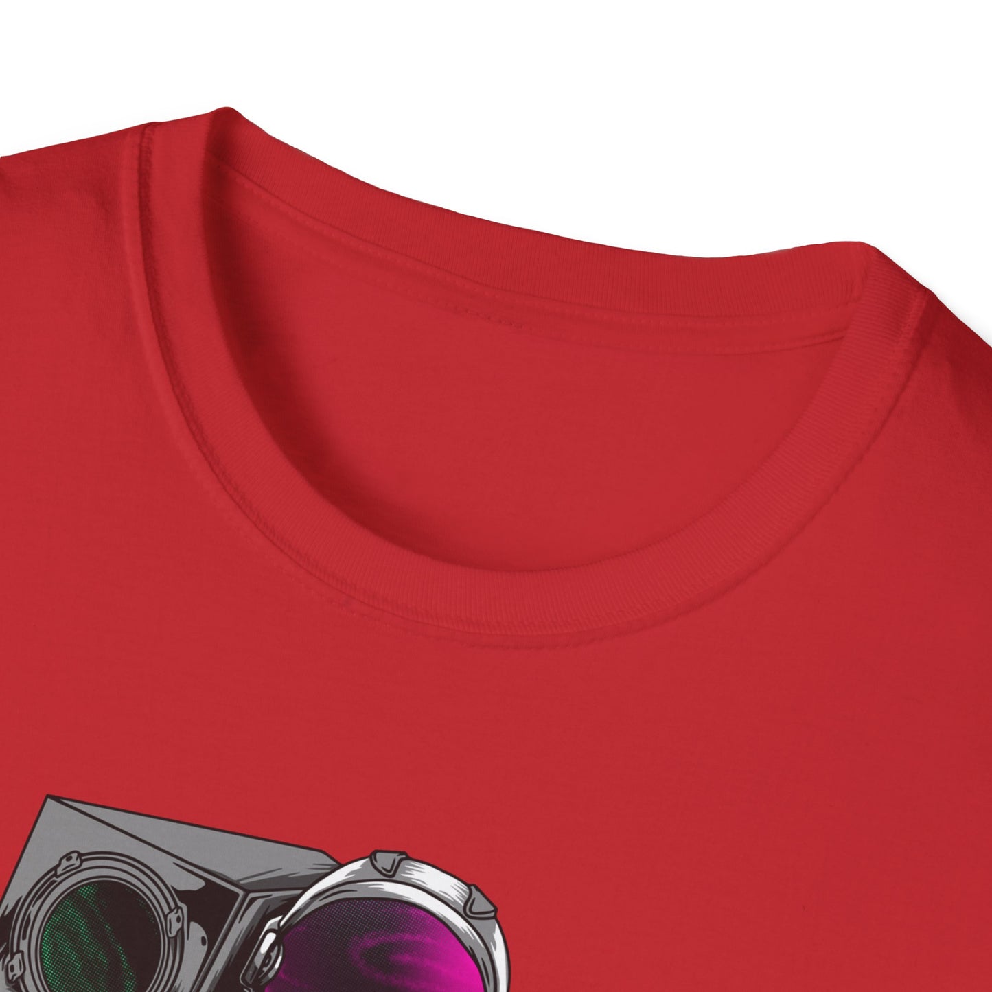 Cosmic Guitarist Astronaut T-Shirt | Electrifying Space Rocker Tee | Vibrant Sci-Fi Music Fan Gift