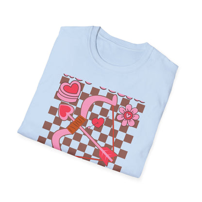Sassy "Not Today Cupid" T-Shirt | Groovy Anti-Valentine's Day Heart Arrow Tee | Funny Retro Single Awareness Gift