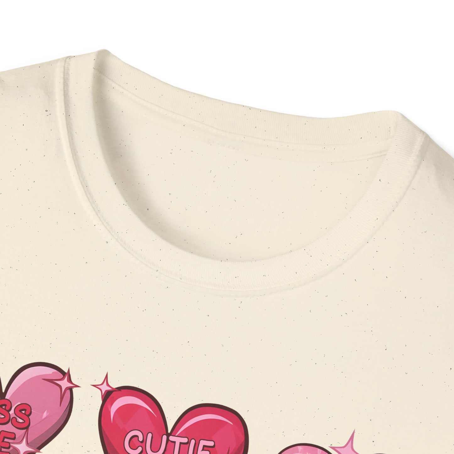 Charming Sweetheart Candy Hearts T-Shirt | Iconic Valentine's Day Love Messages Tee for Couples & Friends