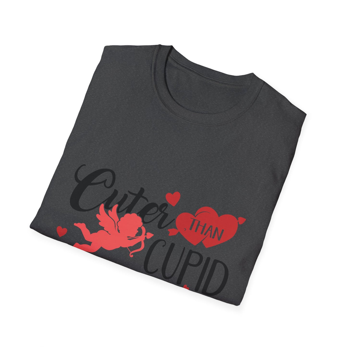 Love You More Than Abstract Funny T-Shirt | Unique Cupid Hearts Valentine's Day Tee | Romantic & Humorous Gift