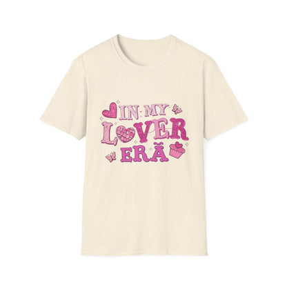 Dazzling In My Lover Era T-Shirt | Trendy Valentine's Day Pink Sparkle Tee for Women, Romantic Girlfriend Gift, Cute Love Core Top