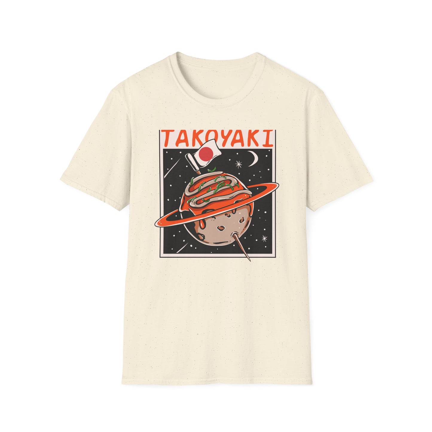 Epic Takoyaki Planet T-Shirt | Stellar Japanese Street Food & Space Lover Graphic Tee | Unique Japan Culture Apparel