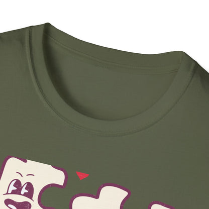 Groovy Retro Missing Piece Puzzle T-Shirt | Adorable Soulmate Couple Love & Valentine's Day Gift