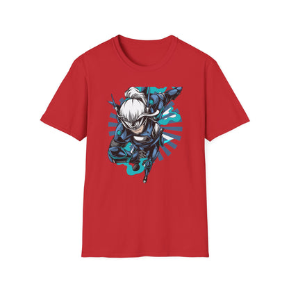 Epic Cybernetic Warrior Anime T-Shirt | Dynamic Futuristic Hero Manga Tee for Gamers & Sci-Fi Fans