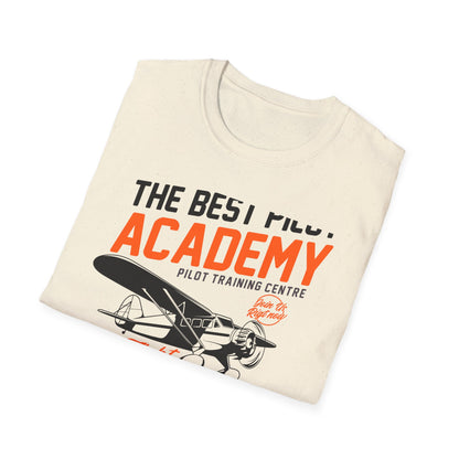 Epic Pilot Academy Vintage Airplane T-Shirt | Best Flight Training Enthusiast Tee | Classic Aviation Gift Since 1952