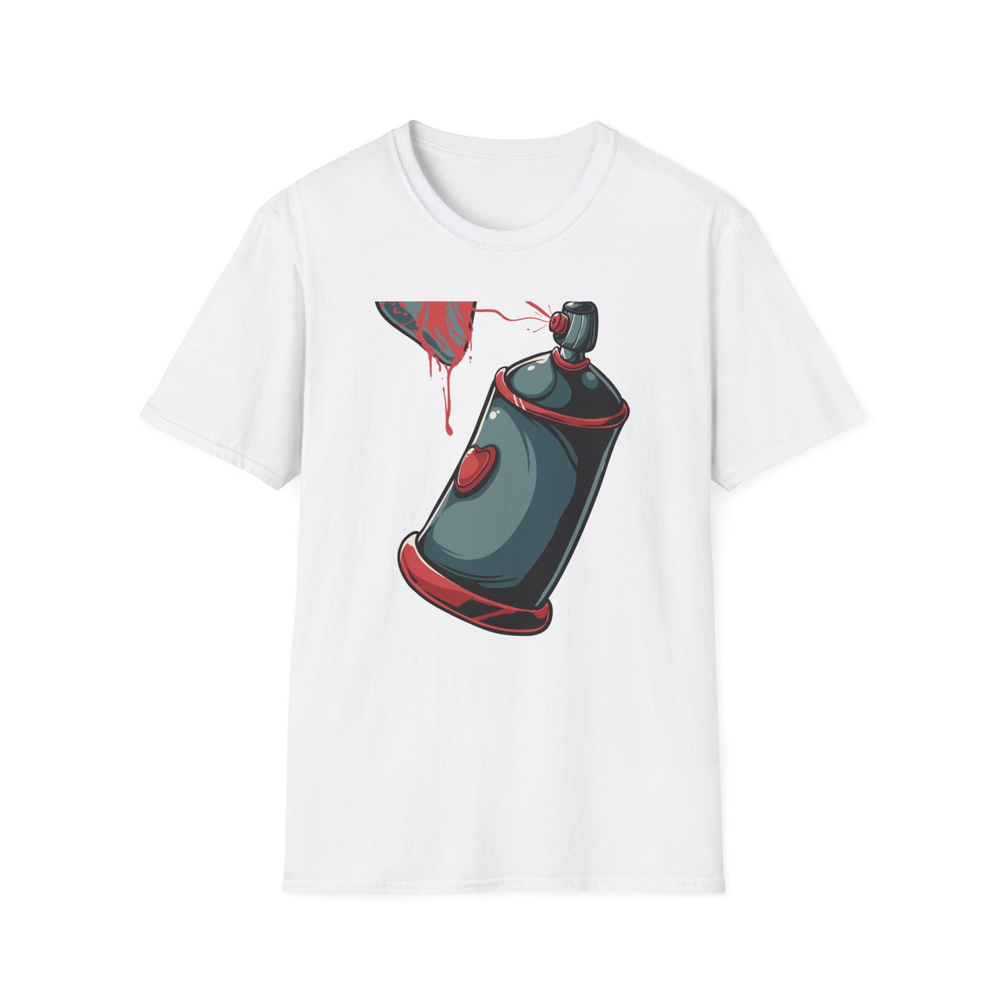 Expressive Graffiti Love T-Shirt | Spray Paint Heart Urban Art Tee | Bold Street Style Graphic for Artists