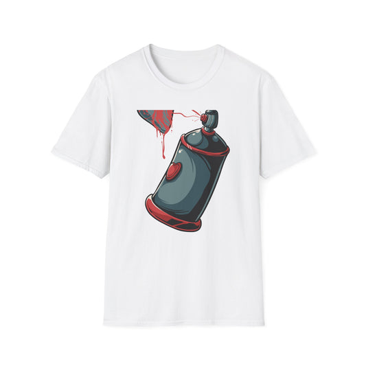 Expressive Graffiti Love T-Shirt | Spray Paint Heart Urban Art Tee | Bold Street Style Graphic for Artists