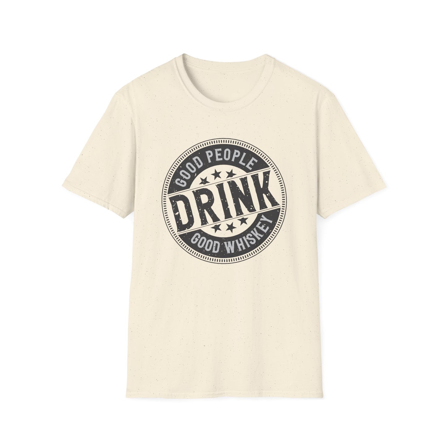 Vintage 'Good People Drink Good Whiskey' T-Shirt | Classic Whiskey Lover Tee for Bar Nights & Gifts