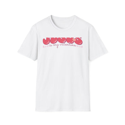 Unique Jesus is My Valentine T-Shirt | Groovy Retro Faith Tee | Sweet Christian Valentine's Day Gift for Her