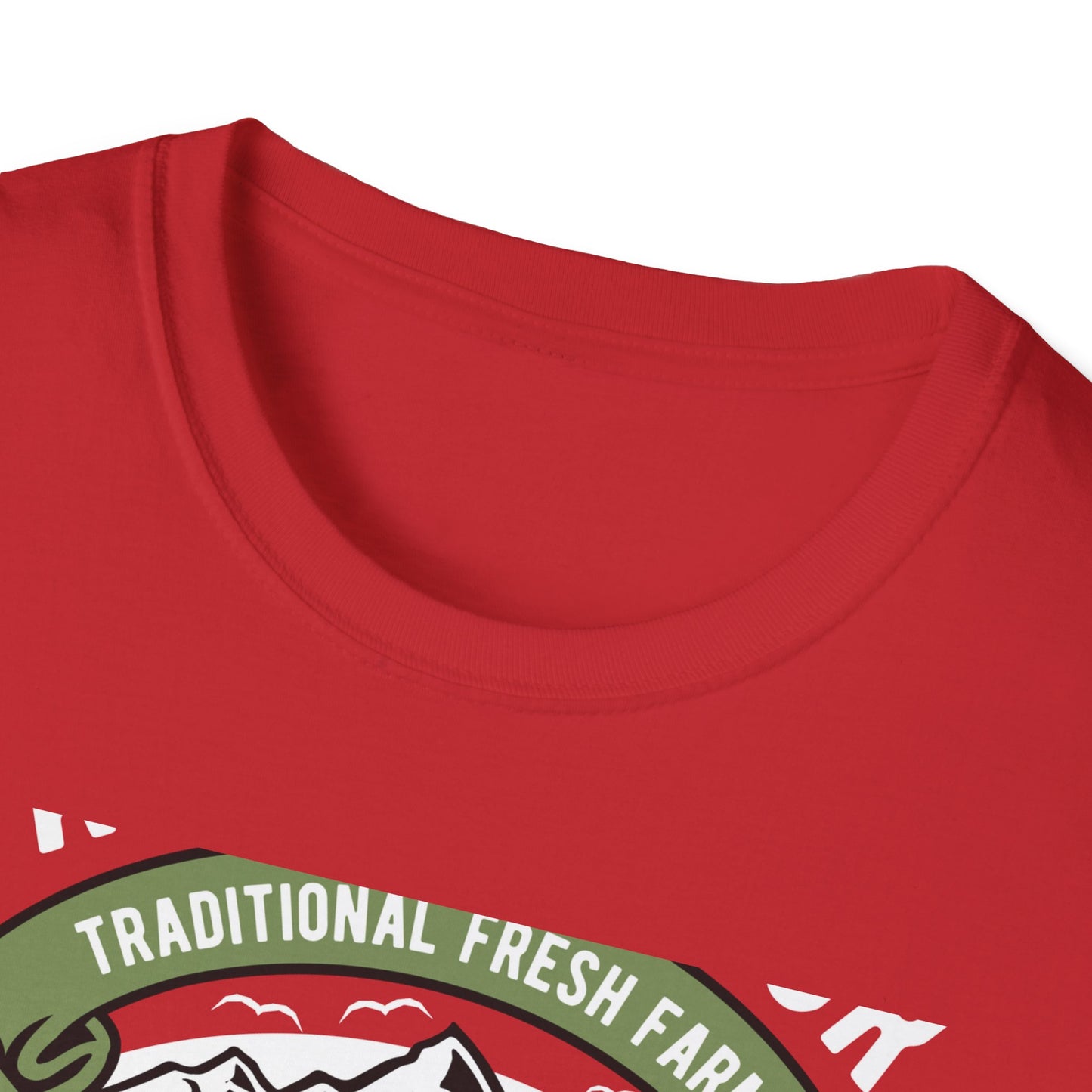 Classic Red Tractor Farm T-Shirt | Traditional Fresh Agriculture Tee | Premium Country Life & Farmer Gift