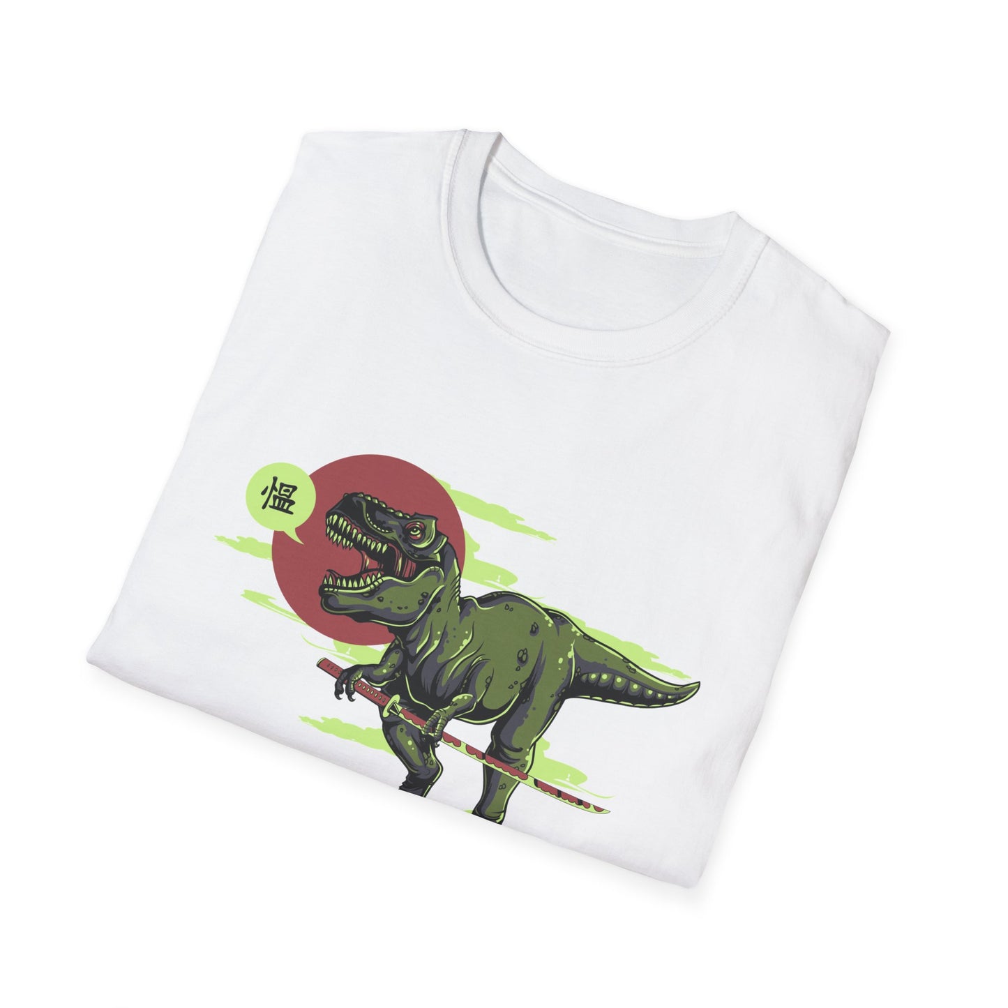 Epic Samurai T-Rex T-Shirt | Fierce Dinosaur Katana Japanese Style Tee | Unique Dino Lover Gift