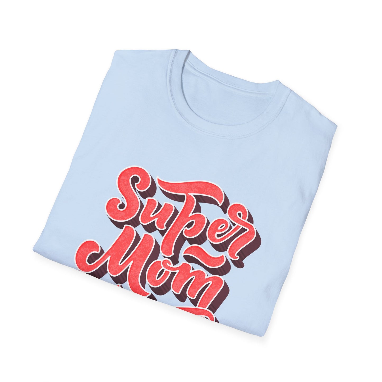 Super Mom T-Shirt | Vibrant Retro Script Tee | Ultimate Mother's Day Gift for Best Moms & Women