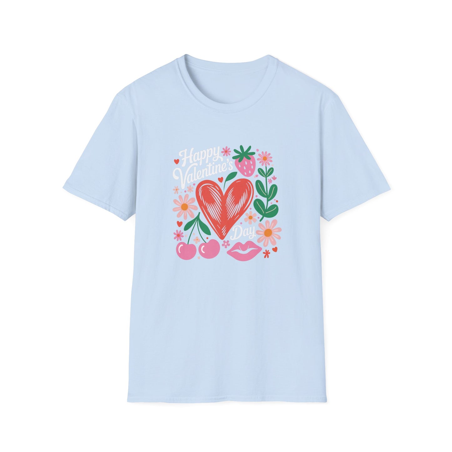 Groovy Valentine's Day T-Shirt | Adorable Retro Heart & Flower Love Tee for Women & Girls | Sweet Holiday Gift