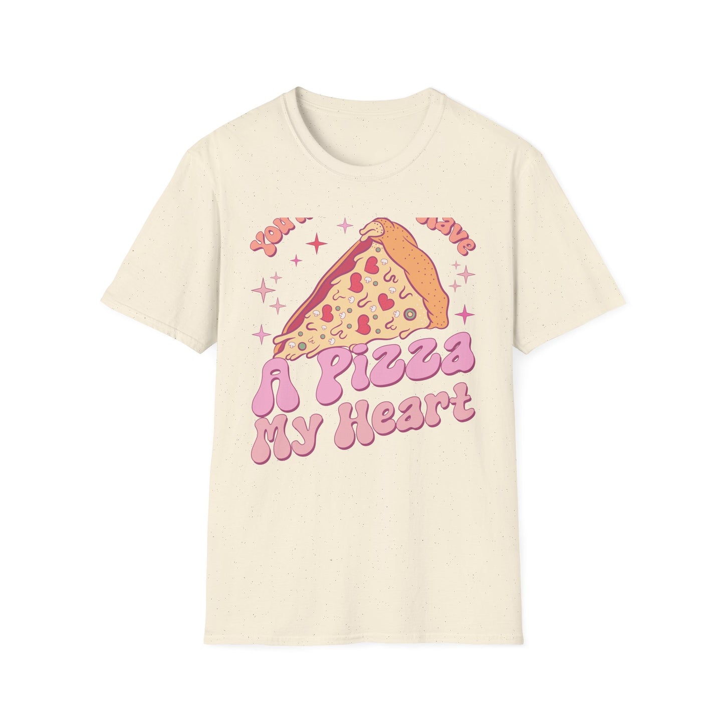 Groovy "You'll Always Have A Pizza My Heart" T-Shirt | Cute Retro Love Foodie Graphic Tee Gift