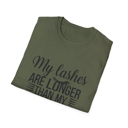 Fabulous Lashes Longer Than My To-Do List T-Shirt | Funny Beauty Lover & Lash Tech Tee | Trendy Makeup Gift
