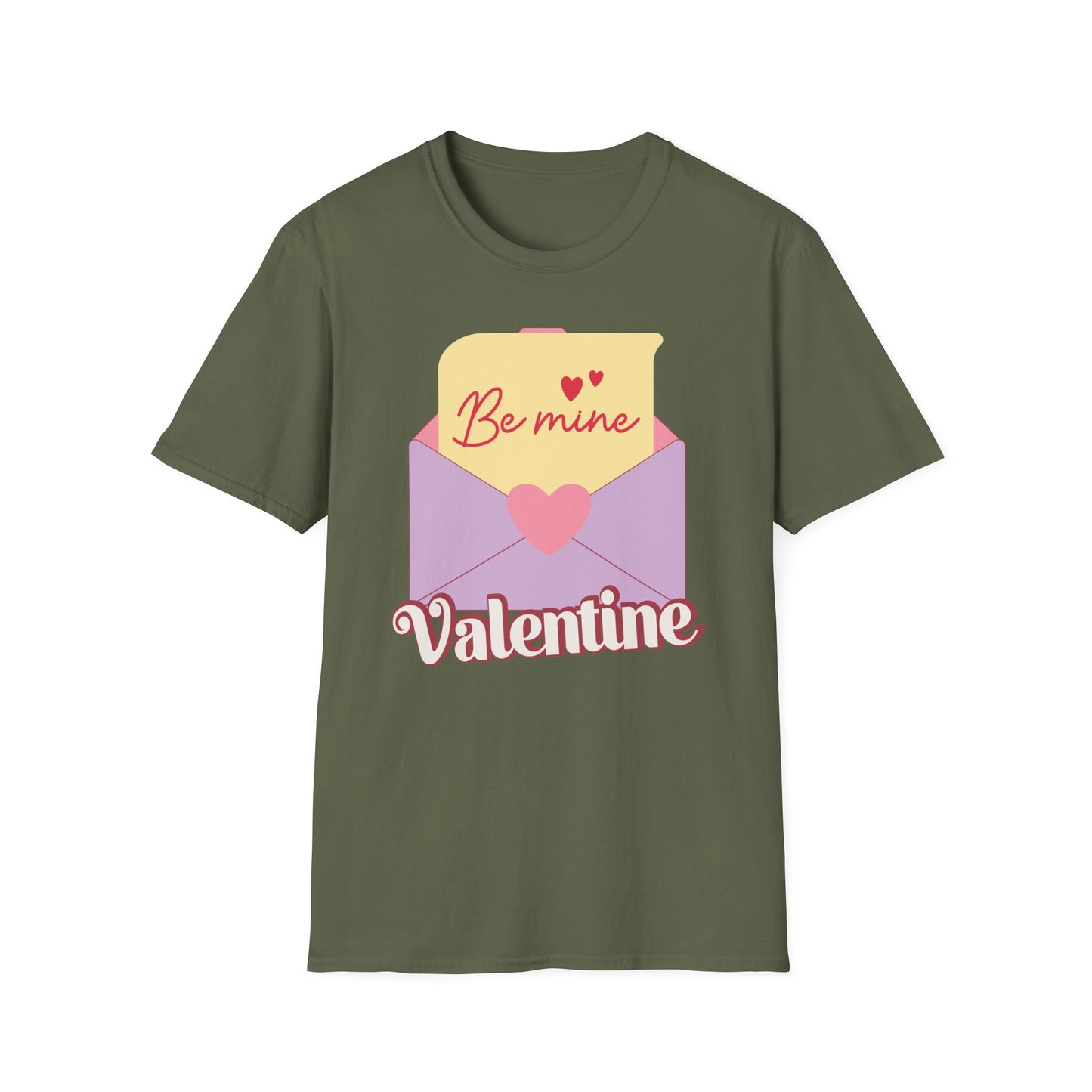 Charming 'Be Mine' Valentine T-Shirt | Adorable Love Letter Tee | Perfect Gift for Sweethearts & Couples | Romantic Apparel