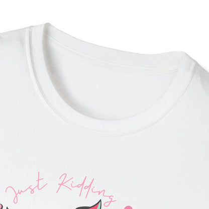 Sassy Skull 'Free Hugs Just Kidding' T-Shirt | Edgy Pink Heart Sunglasses & Broken Hearts Tee | Funny Personal Space Gift for Her