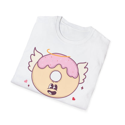 Sweet Angel Donut T-Shirt: 'Feed Me Donuts & Tell Me I'm Pretty' Funny Foodie Tee, Adorable Gift!