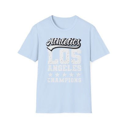 Epic Los Angeles Athletics Champions T-Shirt | Vintage Distressed LA Sports Fan Tee | Dept. of Athletics Retro Style